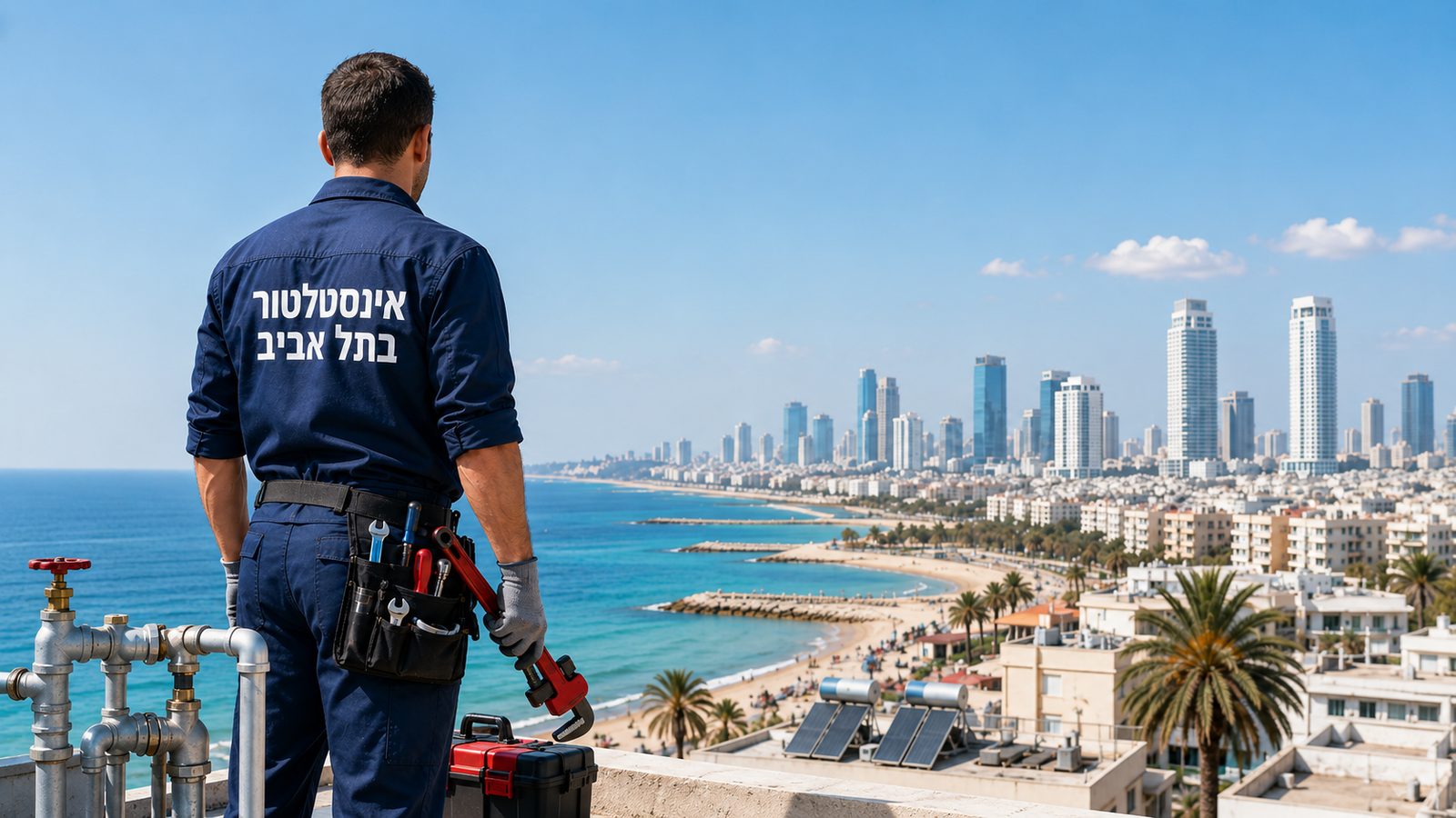 אינסטלטור מסתכל על תל אביב